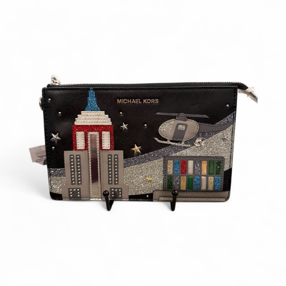 Michael Kors Nouveau Novelty Empire State Building Wristlet Applique NWT